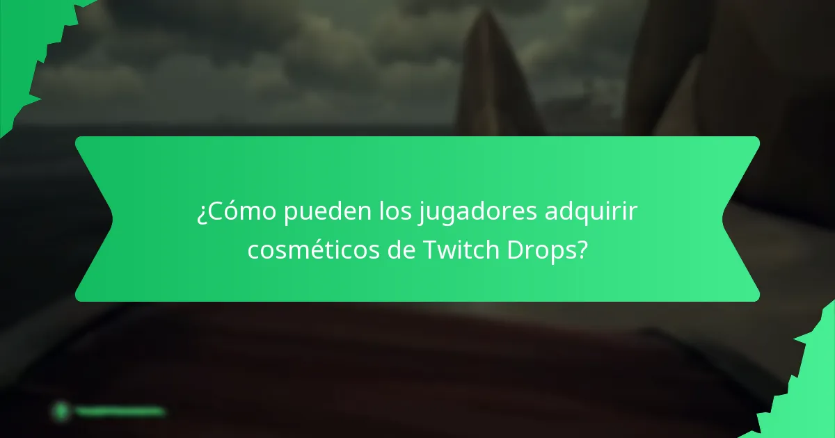 ¿Cuáles son las diferentes variaciones cosméticas disponibles a través de los Twitch Drops?