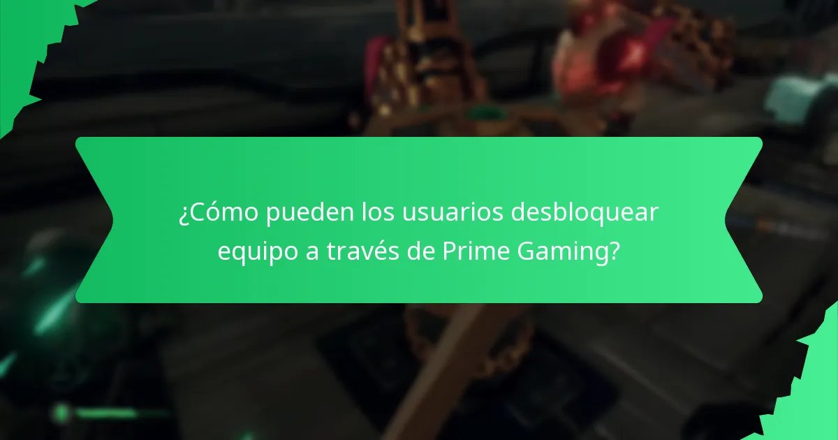 ¿Qué artículos coleccionables están disponibles a través de Prime Gaming?