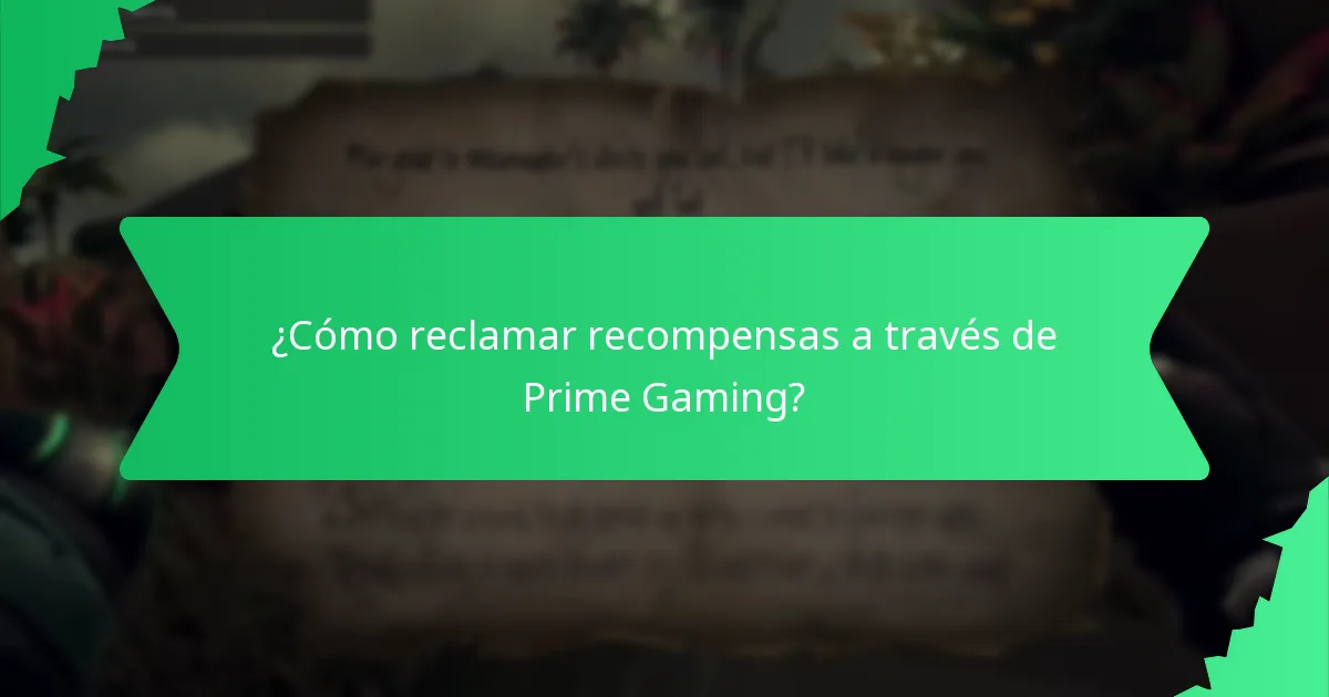 ¿Qué eventos promocionales están asociados con Prime Gaming?