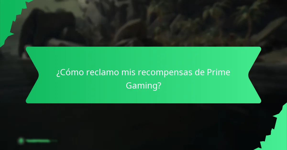 ¿Qué tipos de moneda del juego se pueden reclamar a través de Prime Gaming?