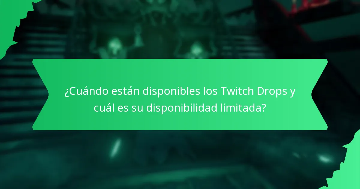 ¿Qué cosméticos de eventos especiales se pueden obtener a través de Twitch Drops?