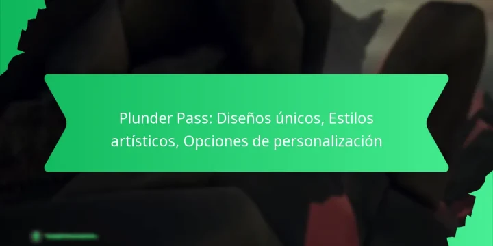 Plunder Pass: Diseños únicos, Estilos artísticos, Opciones de personalización