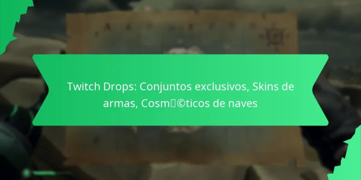 Twitch Drops: Conjuntos exclusivos, Skins de armas, Cosméticos de naves