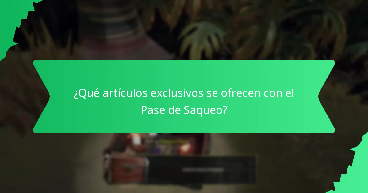 ¿Qué conjuntos temáticos pueden esperar los jugadores del Pase de Saqueo?